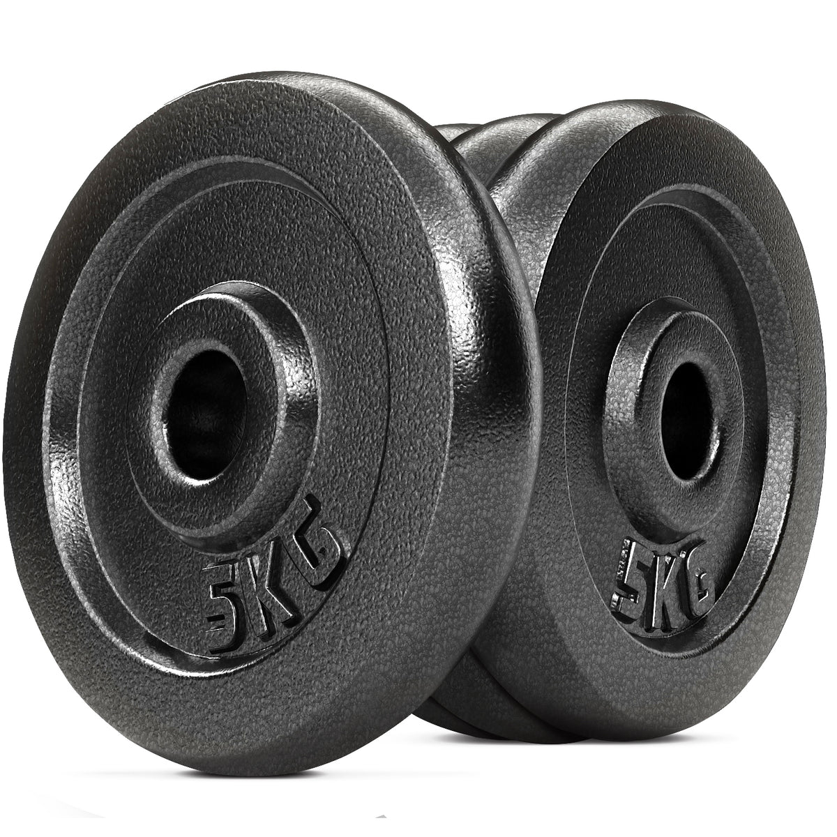 1 inch 4 x 5 KG Plates Cast Iron Weight Set